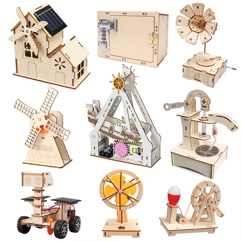 STEAM Experiment Kit Wooden DI - Science Project Kit 评论和价格