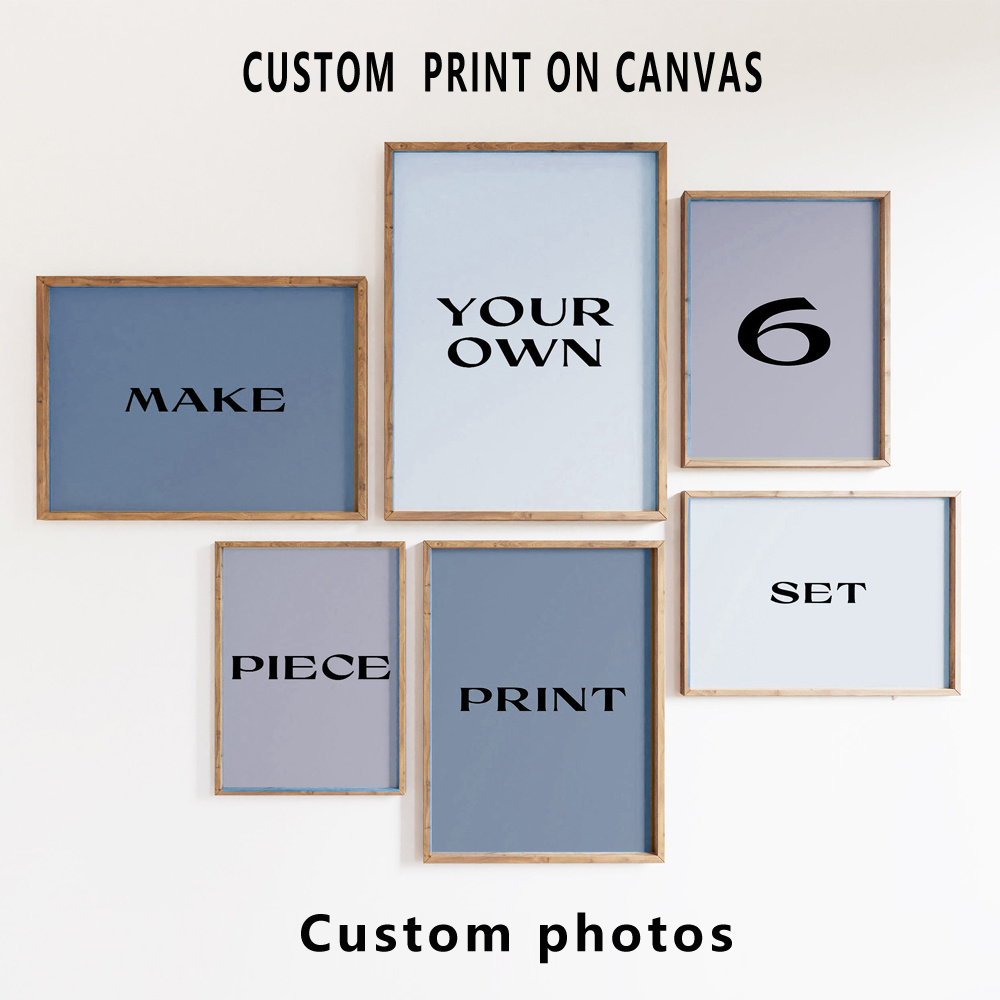 6pcs/set Custom Canvas Prints  - Star Map Poster 评论和价格