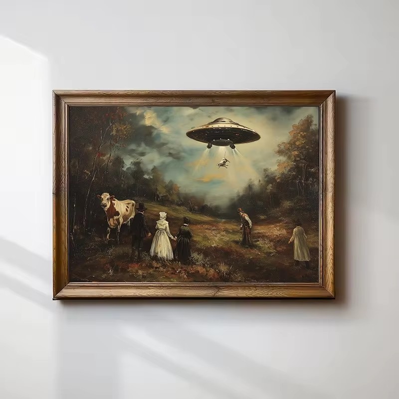 Vintage Surreal Funny Victoria - Star Map Poster 评论和价格